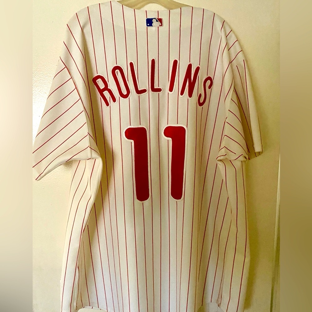 Authentic MLB Philadelphia Phillies Jersey         #11Jimmy Rollins